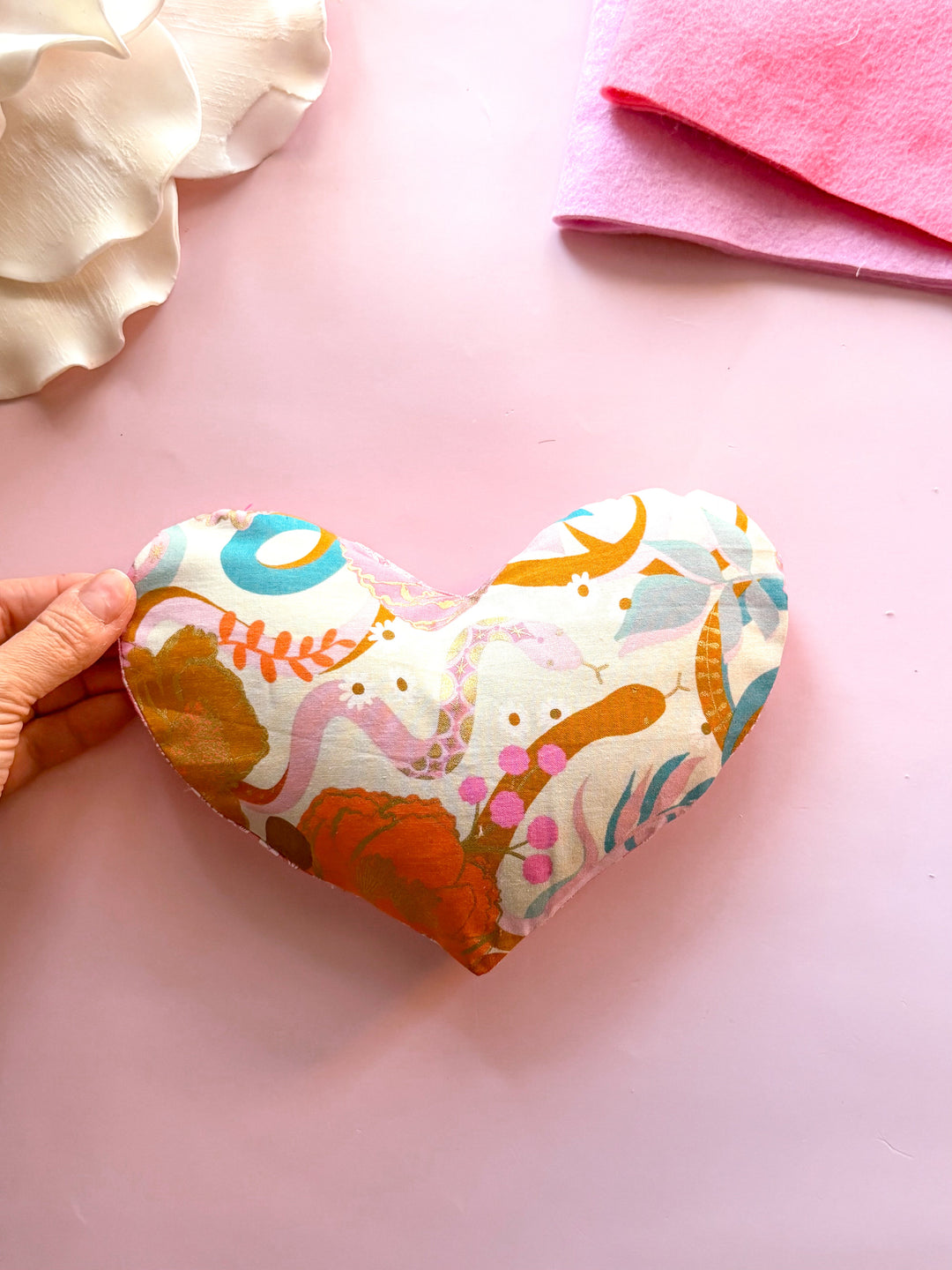 Free Heart Eye Pillow Pattern