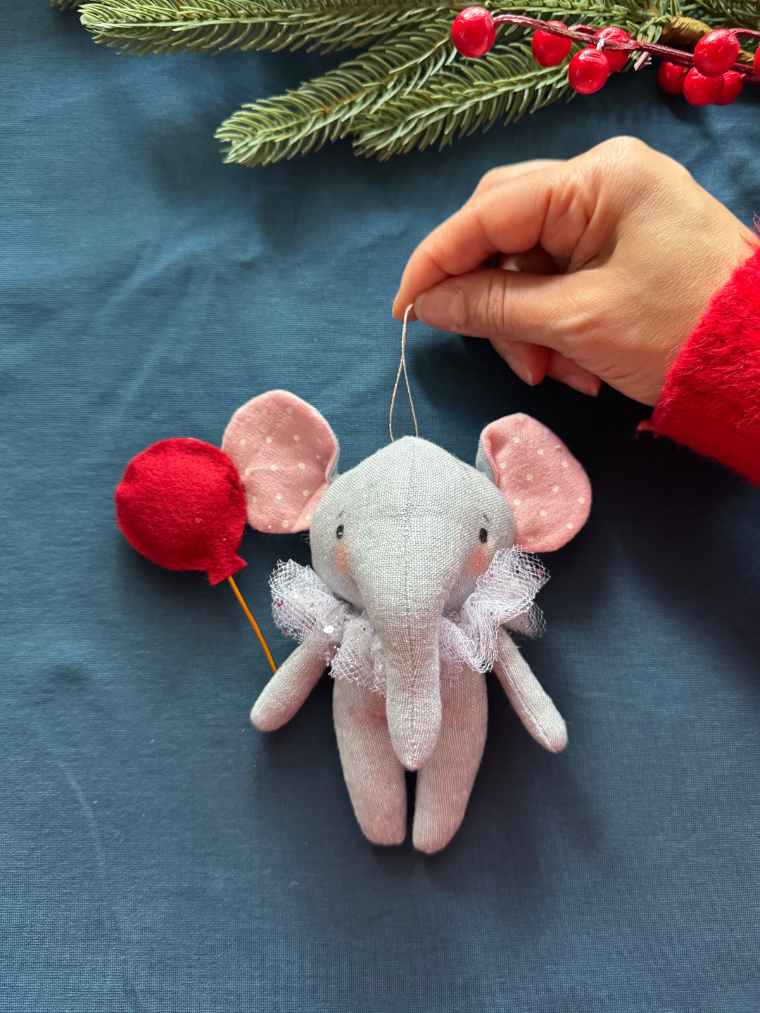 Free elephant doll or ornament